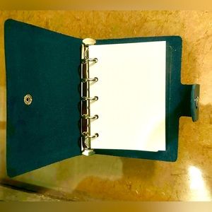 Leather A8 M5 Mini 5 Ring Notebook/Planner